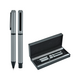Promosyon AK-1254-RT Metal Roller & Tükenmez Kalem Seti Silver, Renk: Silver 