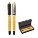 Promosyon AK-1214-KR Metal Roller Kalem Seti Gold, Renk: Gold 