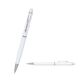 Promosyon AK-1022 Metal Tükenmez Touchpen Kalem Beyaz, Renk: Beyaz 
