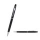 Promosyon AK-1022 Metal Tükenmez Touchpen Kalem Siyah, Renk: Siyah 