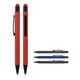 Promosyon AK-1027 Metal Tükenmez Touchpen Rubber Gövde Kalem Lacivert, Renk: Lacivert , görsel 2