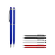 Promosyon AK-587 Metal Tükenmez Touchpen Kalem Siyah, Renk: Siyah , görsel 2