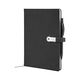 Promosyon AK-1701 15 x 21 Termo Deri USB'Li Defter Siyah 