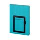 Promosyon AK-2421-HOLMEN 15 x 21 Termo Deri Defter (Holmen Kitap Kağıdı) Turkuaz, Renk: Turkuaz 