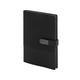 Promosyon AK-2443 15 x 21 Yumuşak Kapaklı Termo Deri Defter Siyah, Renk: Siyah 