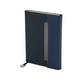 Promosyon AK-2444 15 x 21 Termo Deri Defter Lacivert, Renk: Lacivert 