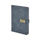 Promosyon AK-2448 15 x 21 Termo Deri Defter Gri, Renk: Gri 
