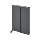 Promosyon AK-2451 15 x 21 Termo Deri Defter Gri, Renk: Gri 