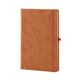 Promosyon AK-917 13 x 21 Termo Deri Defter (Ivory Kağıt) Taba, Renk: Taba 