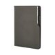 Promosyon AK-941-HOLMEN 15 x 21 Termo Deri Defter (Holmen Kitap Kağıdı) Gri-Mat, Renk: Gri-Mat 