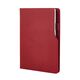Promosyon AK-941-HOLMEN 15 x 21 Termo Deri Defter (Holmen Kitap Kağıdı) Kırmızı, Renk: Kırmızı 