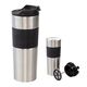 Promosyon AK-5312 French Press Çelik Termos / 450 ml Krom, Renk: Krom 