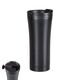 Promosyon AK-5336 Çelik Termos / 400 ml Siyah, Renk: Siyah 