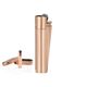 Promosyon AK-MT-115 Clipper Metal Siboplu Çakmak Rose Gold 