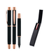 Promosyon AK-1256-KR1 Metal Roller Kalem Seti Beyaz, Renk: Beyaz 