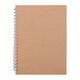 Promosyon YN-3067 Atapark Kraft Spiralli Defter (13x18,5 cm) 