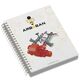 Promosyon YN-3090 Tandoğan Kuşe Mukavva Sıvama Spiralli Defter 20x28 cm 