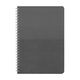 Promosyon YN-3131 313117 Aktaş Tarihsiz Defter (11x17 cm) Füme, Renk: Füme 