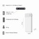 Promosyon PZ-K500 Powerbank 10000 mAh Beyaz, Renk: Beyaz , görsel 5