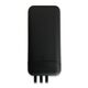 Promosyon PZ-K450 Işıklı Logo Wireless Powerbank 10000 mAh Siyah , görsel 5