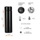 Promosyon PZ-T65 Dereceli Termos 450 ml Siyah , görsel 4