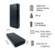 Promosyon PZ-K180 Powerbank 30000 mAh Siyah , görsel 4