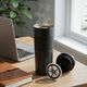 Promosyon PZ-T40 Frenchpress Termos Bardak 500 ml Siyah , görsel 3