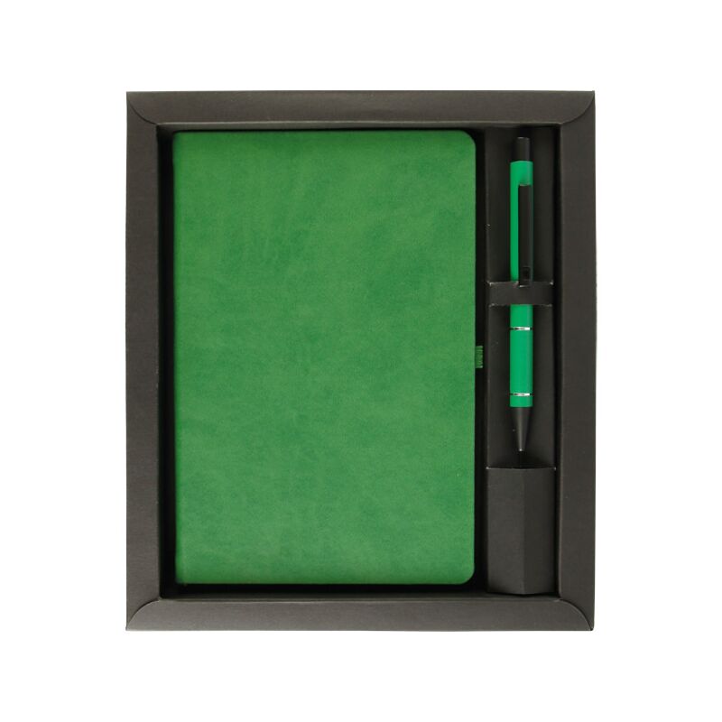 Promosyon Balıkesir-YSL Hediyelik Set Yeşil 24,7 x 21 x 2 cm, Renk: Yeşil, Ebat: 24,7 x 21 x 2 cm