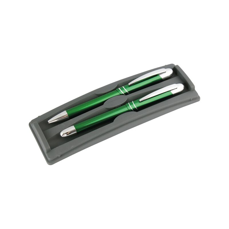 Promosyon 0510-150-YSL Roller ve Tükenmez Kalem Yeşil , Renk: Yeşil