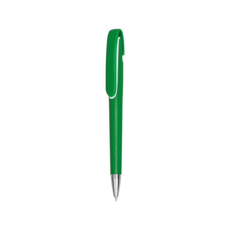 Promosyon 0544-30-YSL Plastik Kalem Yeşil , Renk: Yeşil