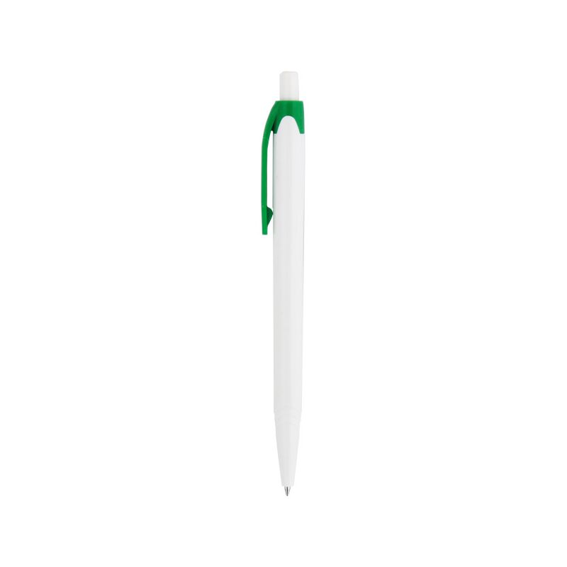Promosyon 1506-YSL Plastik Kalem Yeşil , Renk: Yeşil